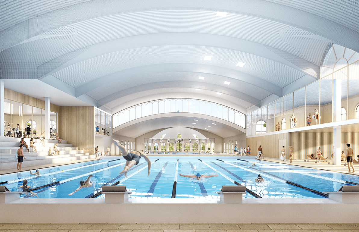 Architecte centre aquatique Plessis Robinson